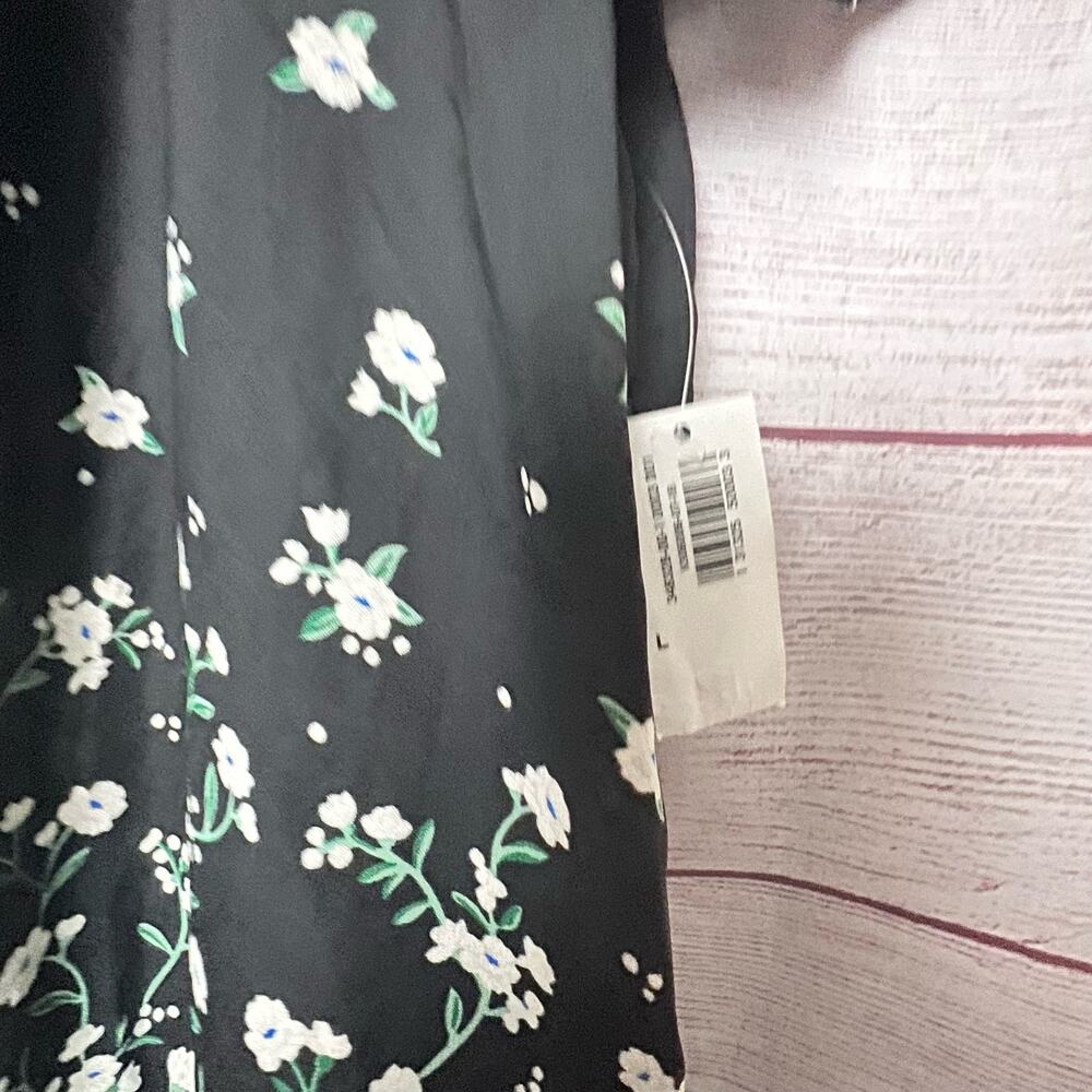 Old Navy Women's Short Sleeve Floral Print Blouse Sz L - Picture 10 of 13